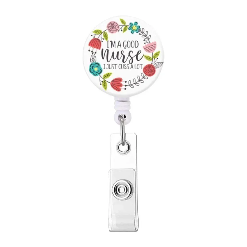 Funny RN Name Badge Reels